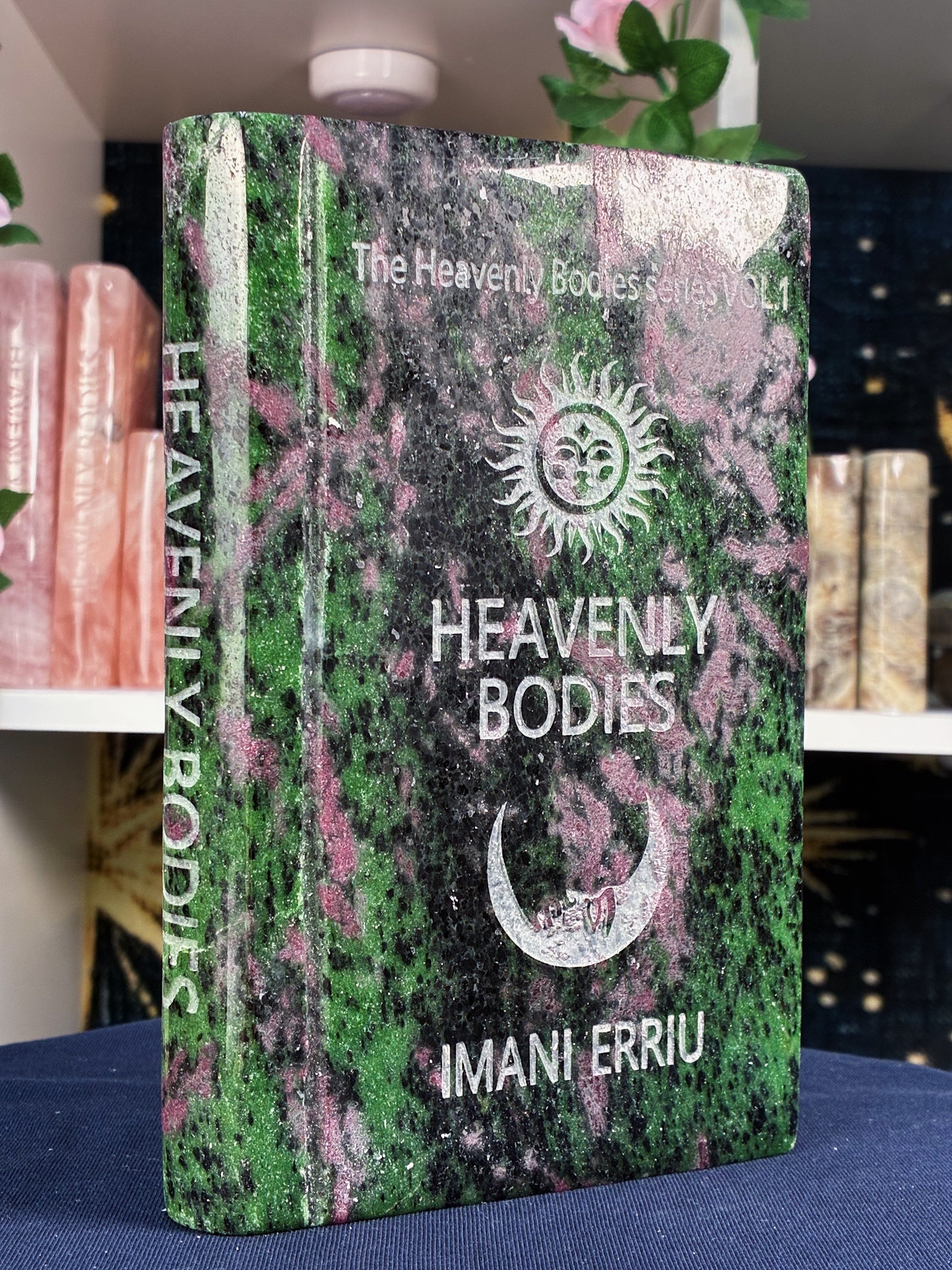 Ruby in Zoisite Heavenly Bodies Crystal Book (Large)