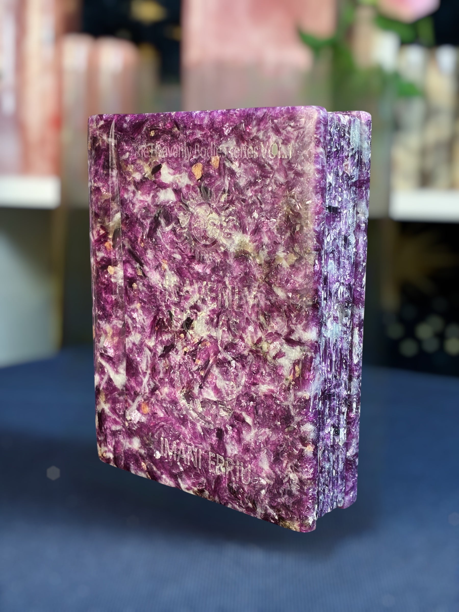 Lepidolite Heavenly Bodies Crystal Book (Small)